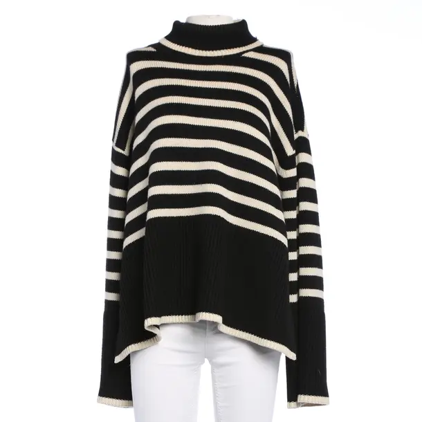 Pullover, in Schwarz, Wolle, Totême