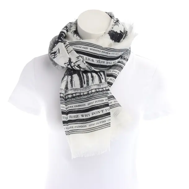 Scarf in Black, Viscose, Riani