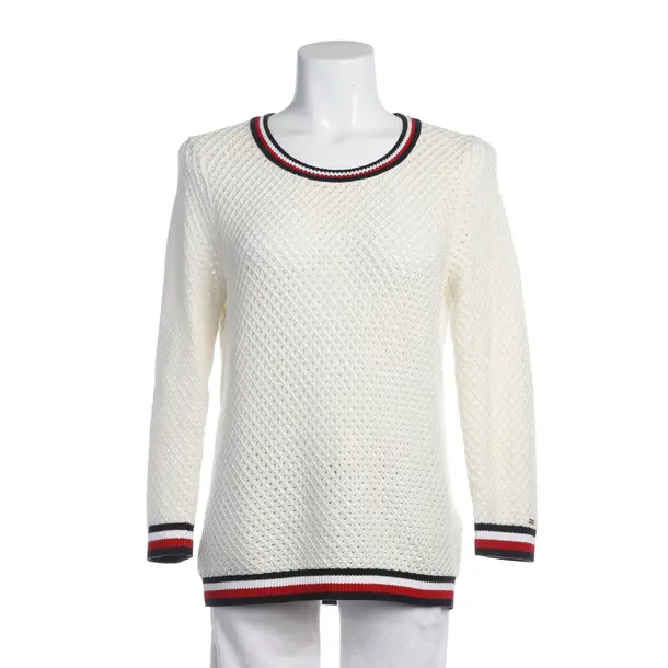 Jumper in White, Cotton, Tommy Hilfiger