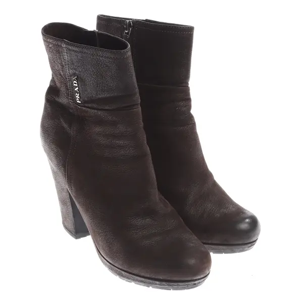 Stiefeletten in Braun, , Prada