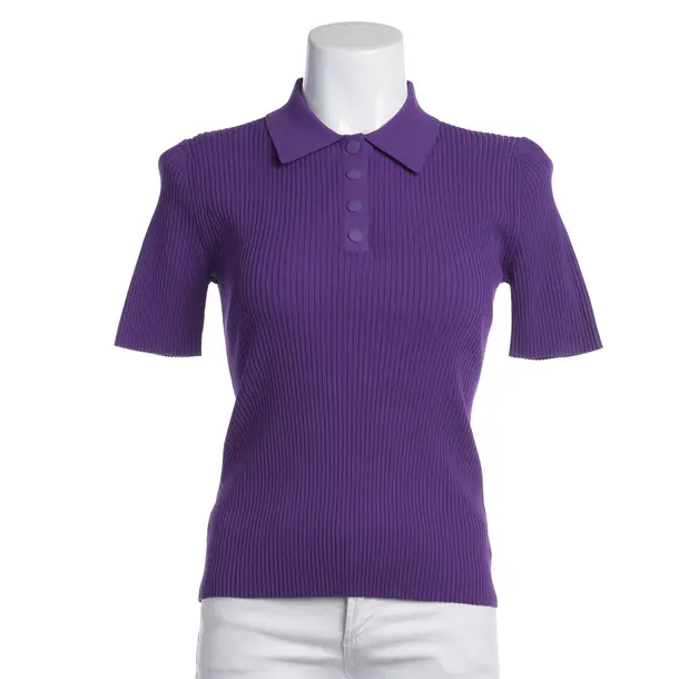 Polo Shirt in Purple, Viscose, Theory