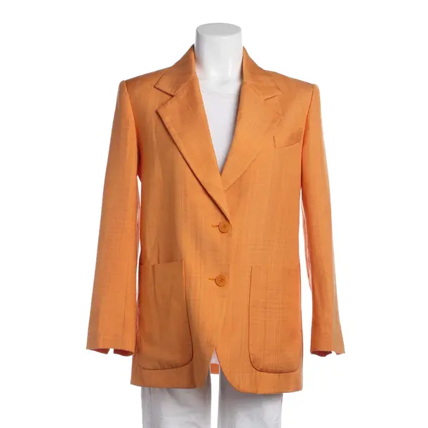 Blazer in Orange, Viscose, Sandro