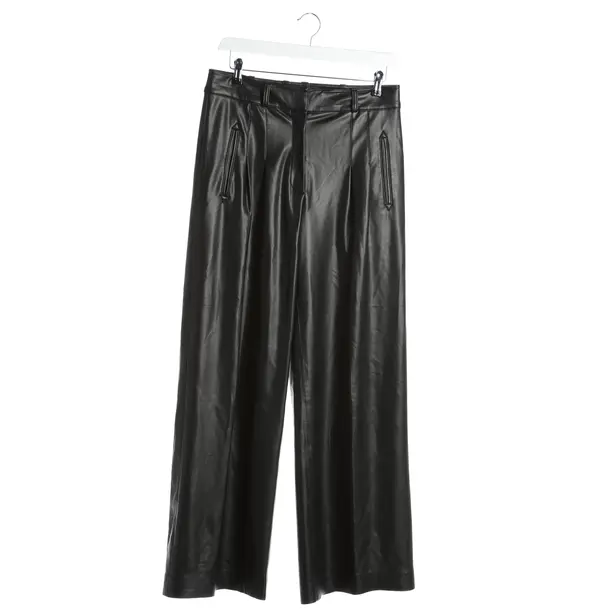 Pants in Black, Polyurethane, Veronica Beard