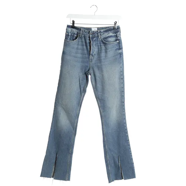 Straight Fit Jeans, in Blue, Cotton, Anine Bing