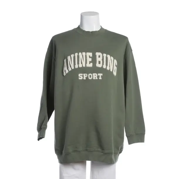 Sweatshirt, in Grün, Baumwolle, Anine Bing