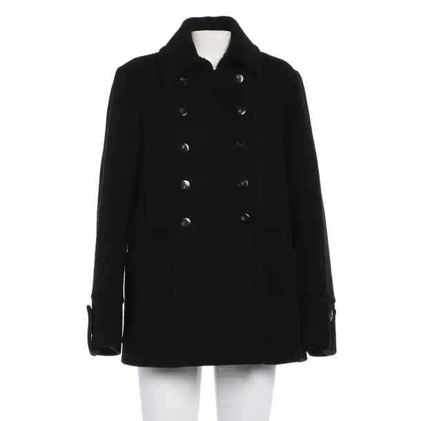 Mid-Season Jacket in Black, Wool, Dondup