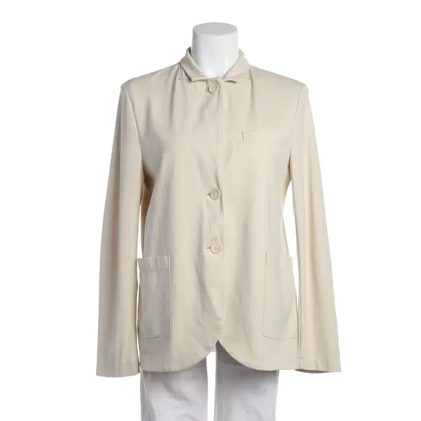 Blazer in White, Cotton, Harris Wharf London