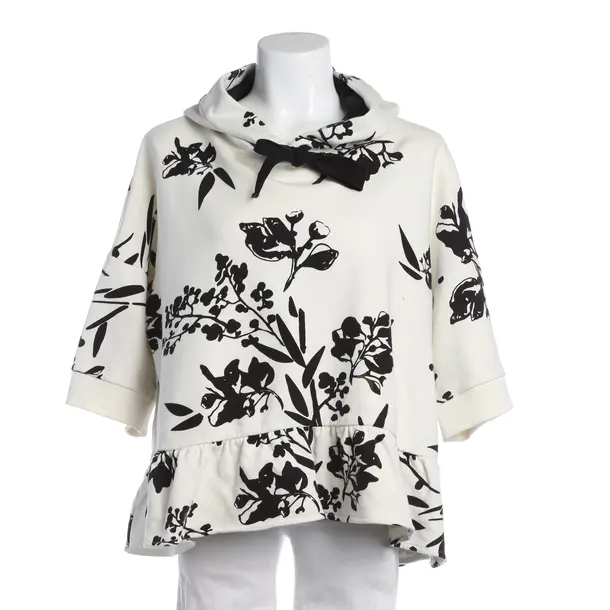 Felpa con cappuccio, in Bianco, Cotone, Dorothee Schumacher