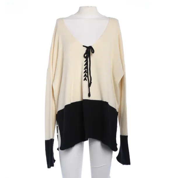 Jumper in White, Cashmere, Antonia Zander