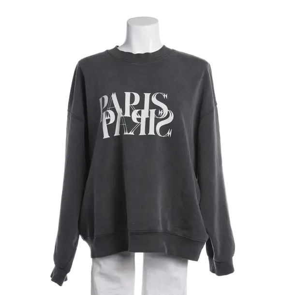 Felpa, in Grigio scuro, Cotone, Anine Bing