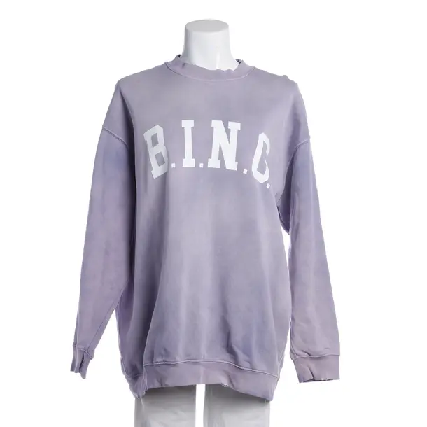 Sweatshirt in Lila, Baumwolle, Anine Bing