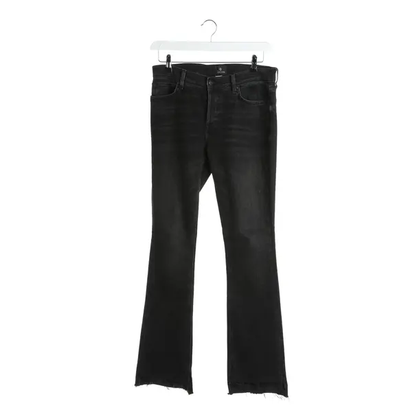 Jeans Bootcut in Schwarz, Baumwolle, Anine Bing