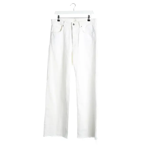 Jeans bootcut, in Crema, Cotone, Anine Bing