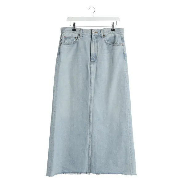 Skirt, in Light Blue, Cotton, Agolde