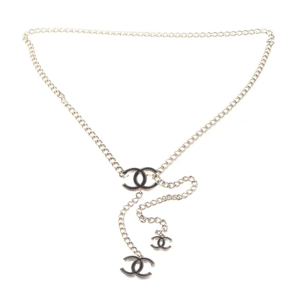 Belt in Metallic, Metal (metallic, metallised), Chanel
