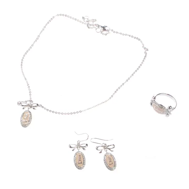 Jewellery Set in Metallic, Metal (metallic, metallized), Dior