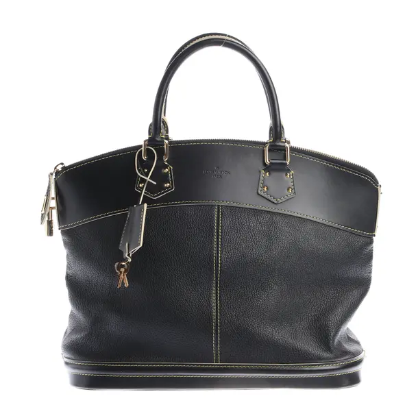 Handbag in Black, Leather, Louis Vuitton