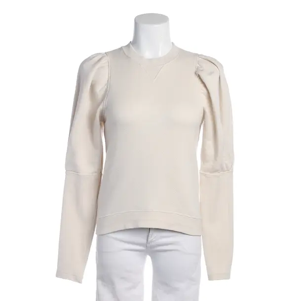 Sweatshirt in Weiß, Baumwolle, Ulla Johnson