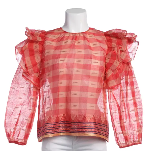 Blouse in Red, Cotton, Ulla Johnson