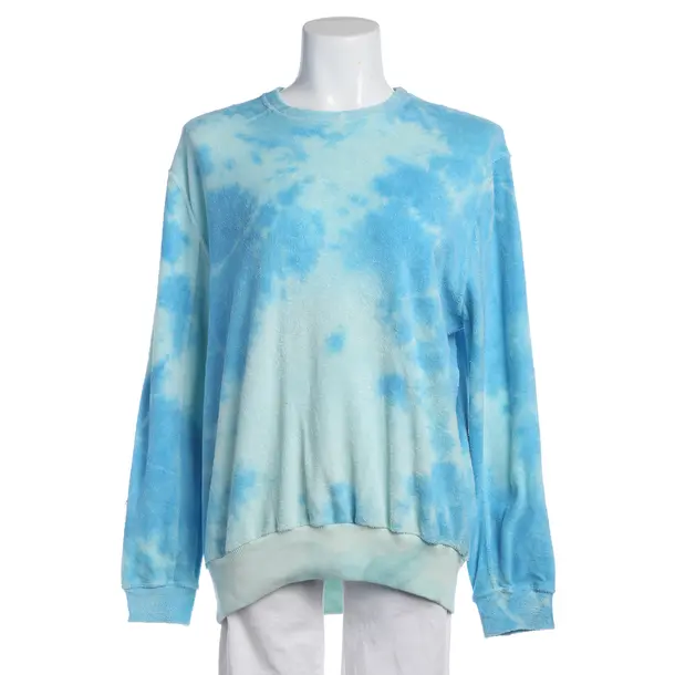 Sweatshirt in Blau, Baumwolle, Roberto Collina