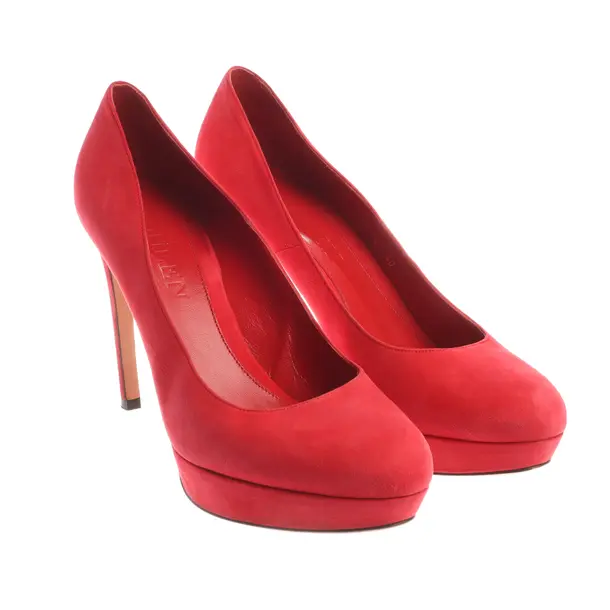 Pumps in Red, , Alexander McQueen