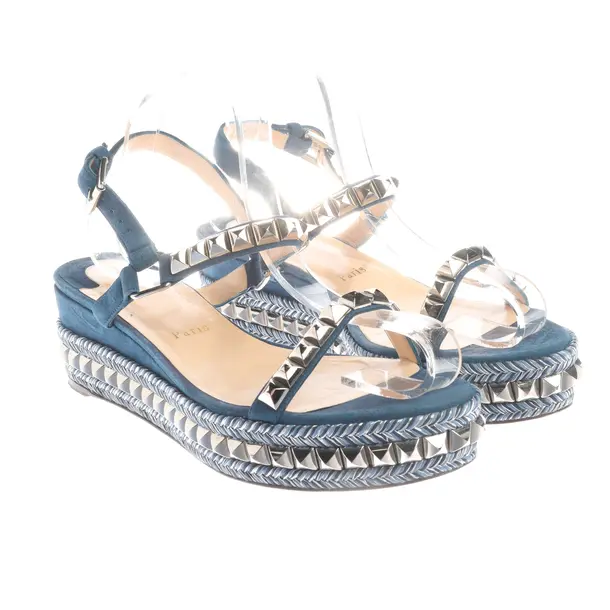 Wedges in Blau, , Christian Louboutin