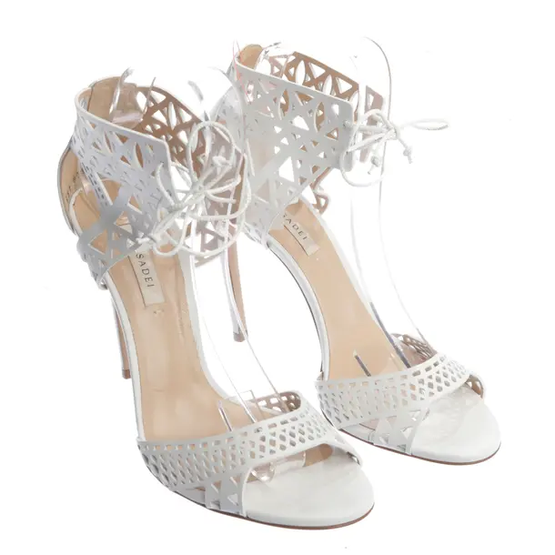 Heeled Sandals, in White, Casadei