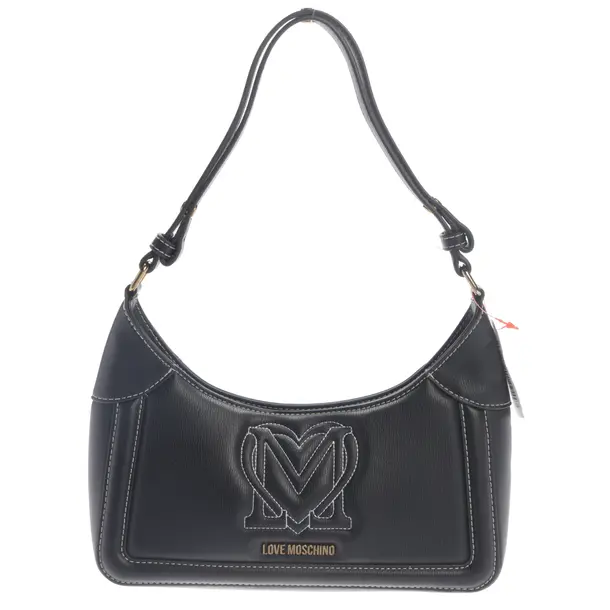 Borsa a cinture a tracolla, in Nero, Polivinile, Amore Moschino