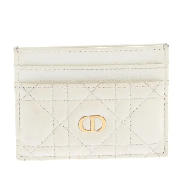 Card Holder, in Beige, Leather, Dior