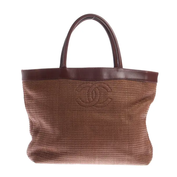 Shopper, in Braun, Sonstiges Material, Chanel
