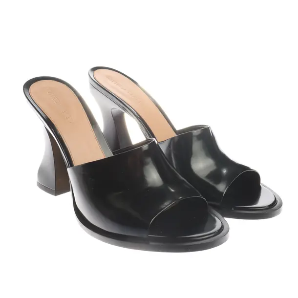Heeled Sandals in Black, , Bottega Veneta