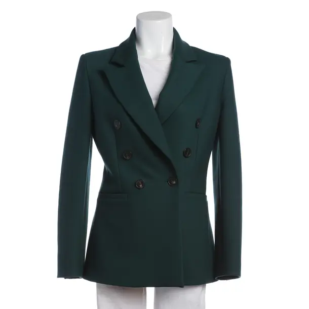 Blazer in Green, Polyester, Vince