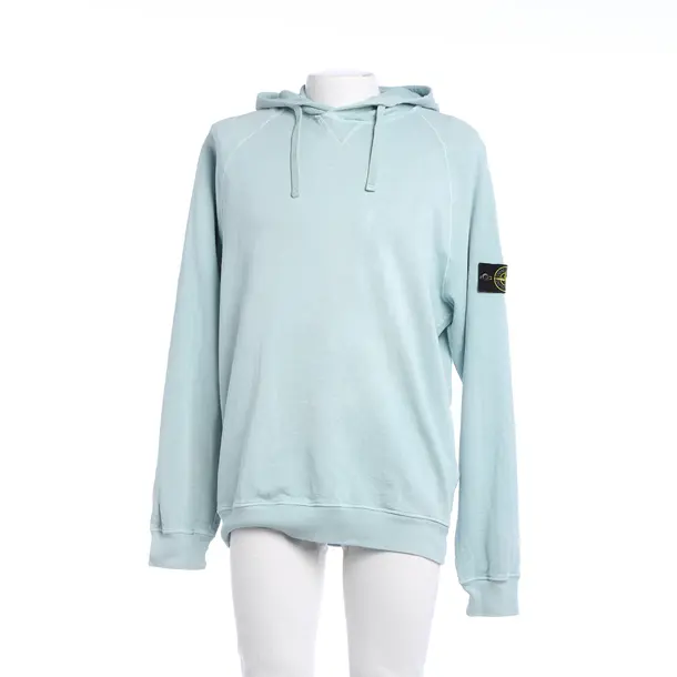 Hoodie, in Hellgrün, Baumwolle, Stone Island