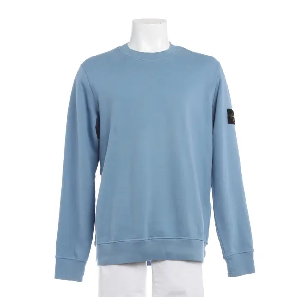Sweatshirt, in Blau, Baumwolle, Stone Island