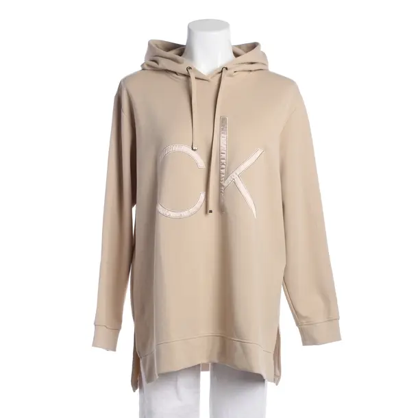 Hoodie in Weiß, Baumwolle, Calvin Klein