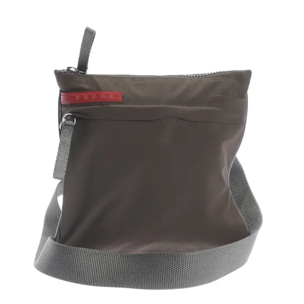 Cross Body Bag, in Brown, Polyamide, Prada Linea Rossa