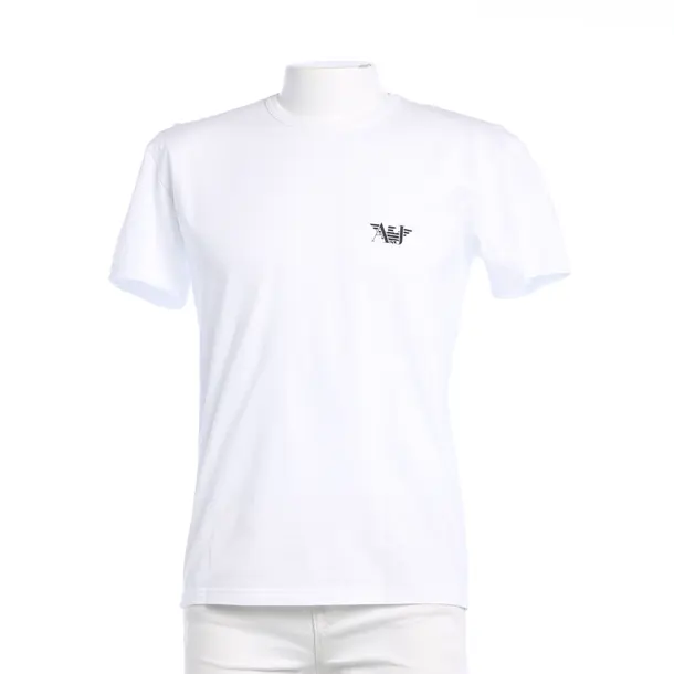 Maglietta, in Bianco, Cotone, Armani Jeans