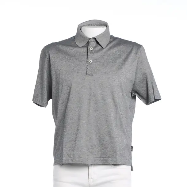 Polo, in Grigio, Viscosa, Hugo Boss Etichetta Nera