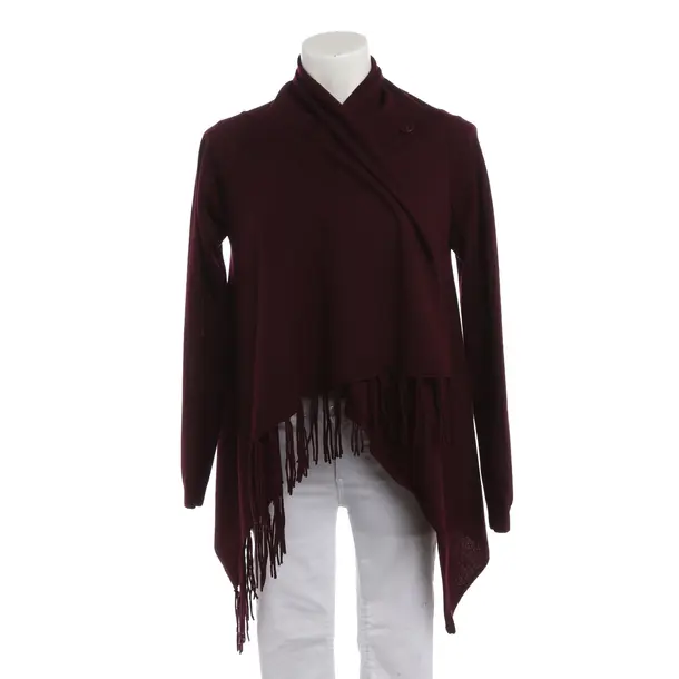 Poncho in Rot, Wolle, Repeat