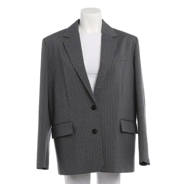 Blazer, in Gray, Polyester, Maje