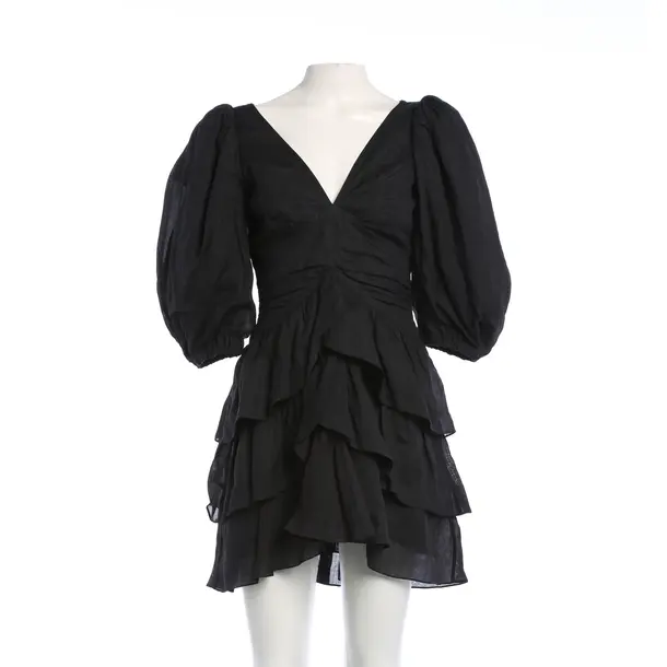 Cocktailkleid, in Schwarz, Ramie, Isabel Marant