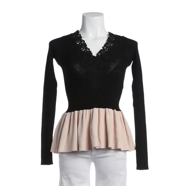 Long Sleeve Shirt, in Black, Cotton, Paule Ka