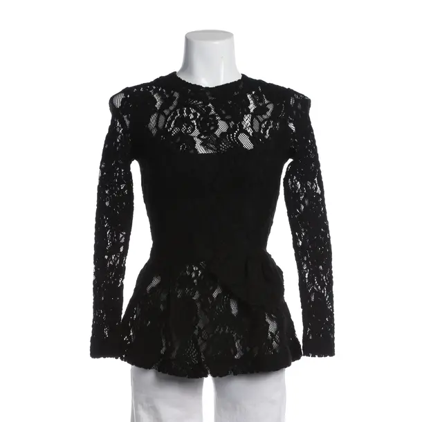Longsleeve, in Schwarz, Baumwolle, Ermanno Scervino