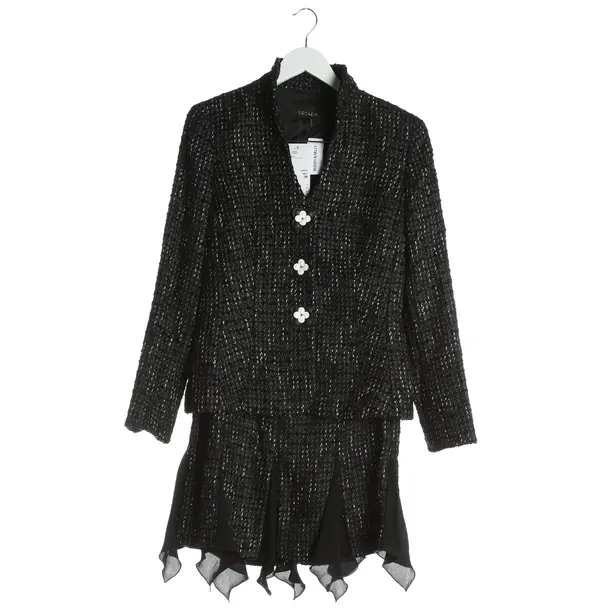 Skirt Suit, in Black, Rayon, Escada