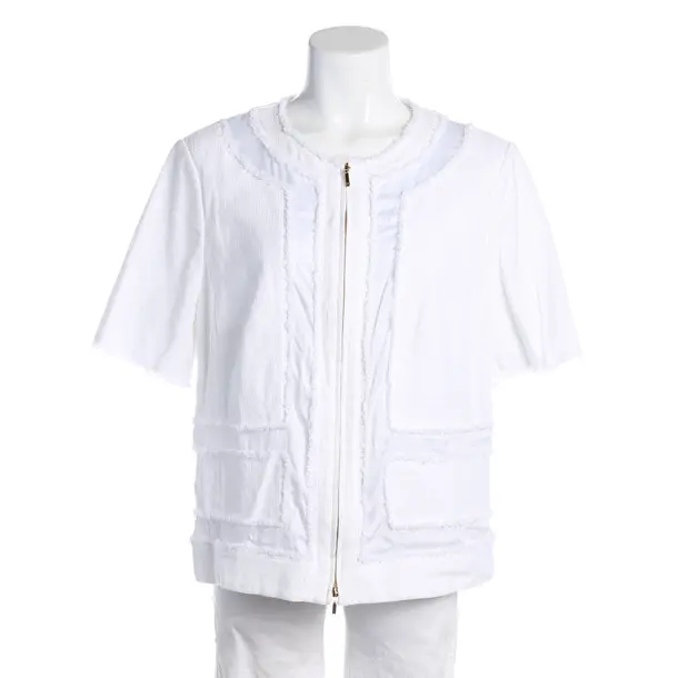 Summer Jacket, in White, Cotton, Escada