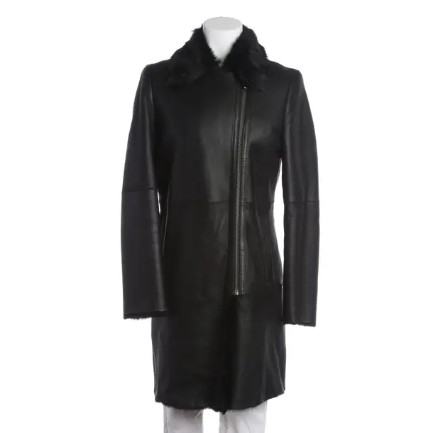 Lammfellmantel, in Schwarz, Leder, Hugo Boss Red Label