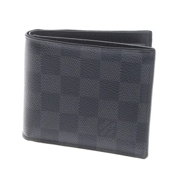 Wallet, in Black, Leather, Louis Vuitton