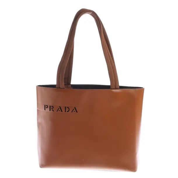 Shoulder Bag, in Brown, Leather, Prada