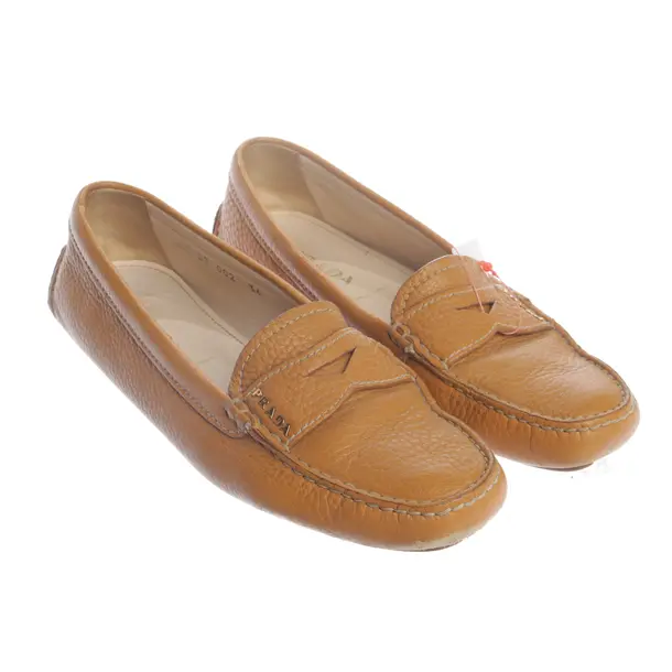 Mocassini, in Arancione, Prada