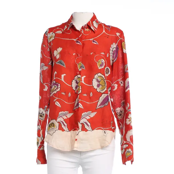 Blouse, in Red, Linen, Etro
